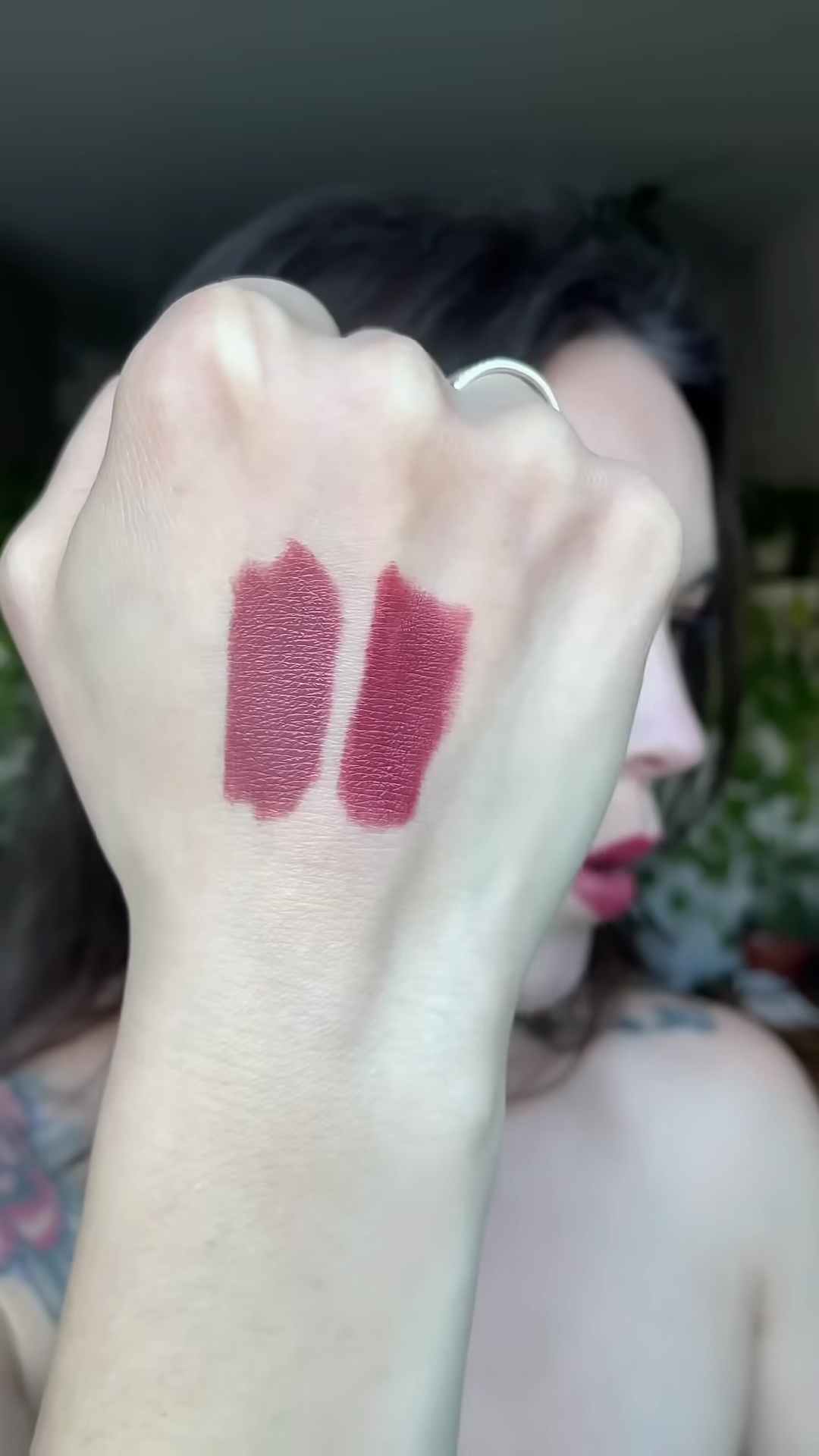 Detailed comparison of Rum Raisin and Cream in Your Coffee showing color differences