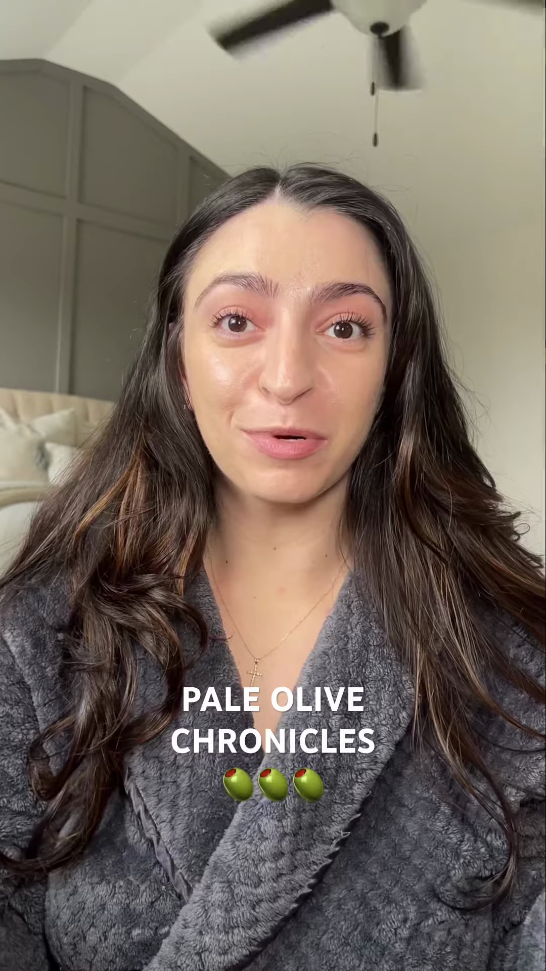 Completed foundation application showing Kevyn Aucoin Sensual Skin Enhancer matched to pale olive skin tone