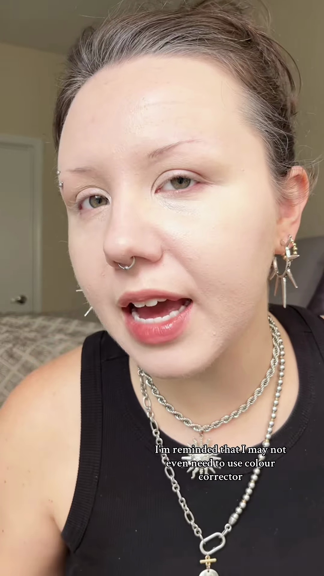 Finished under eye area showing full coverage of the concealer alone