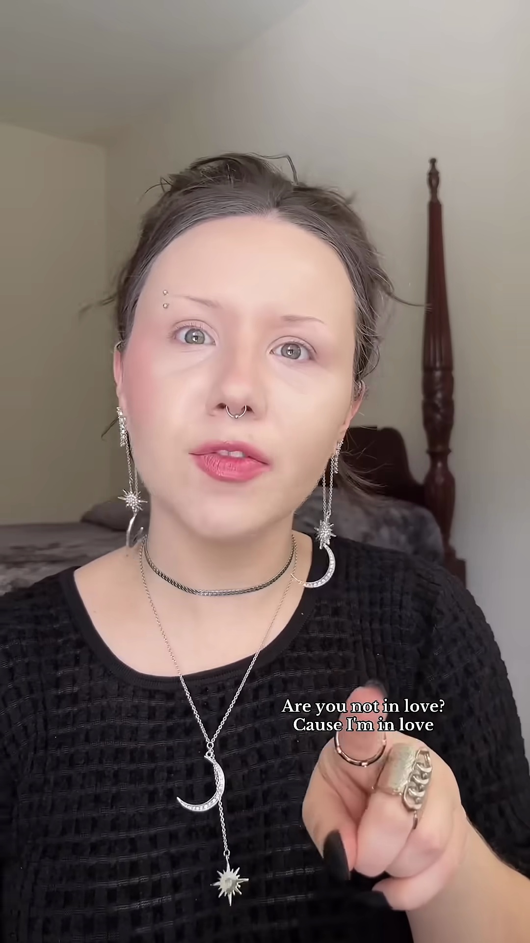 Close-up of cheeks with Mau Beauty blush applied showing natural mauvey rose color on fair olive skin